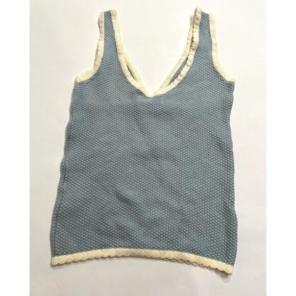 Djerf Avenue Amorini Tank Top in Baby Blue - Picture 4 of 5